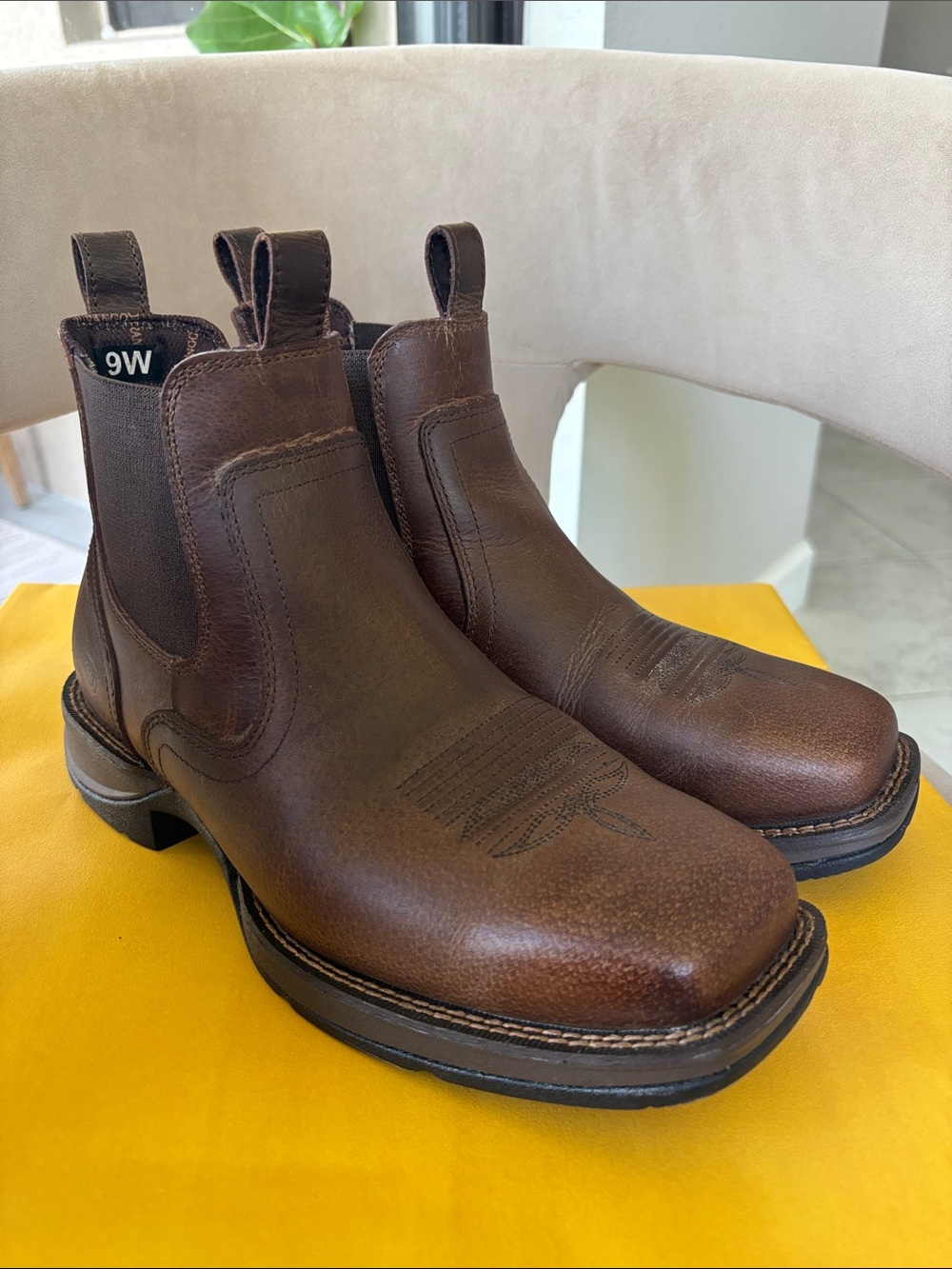 Durango Men’s Slip-On Leather Boots